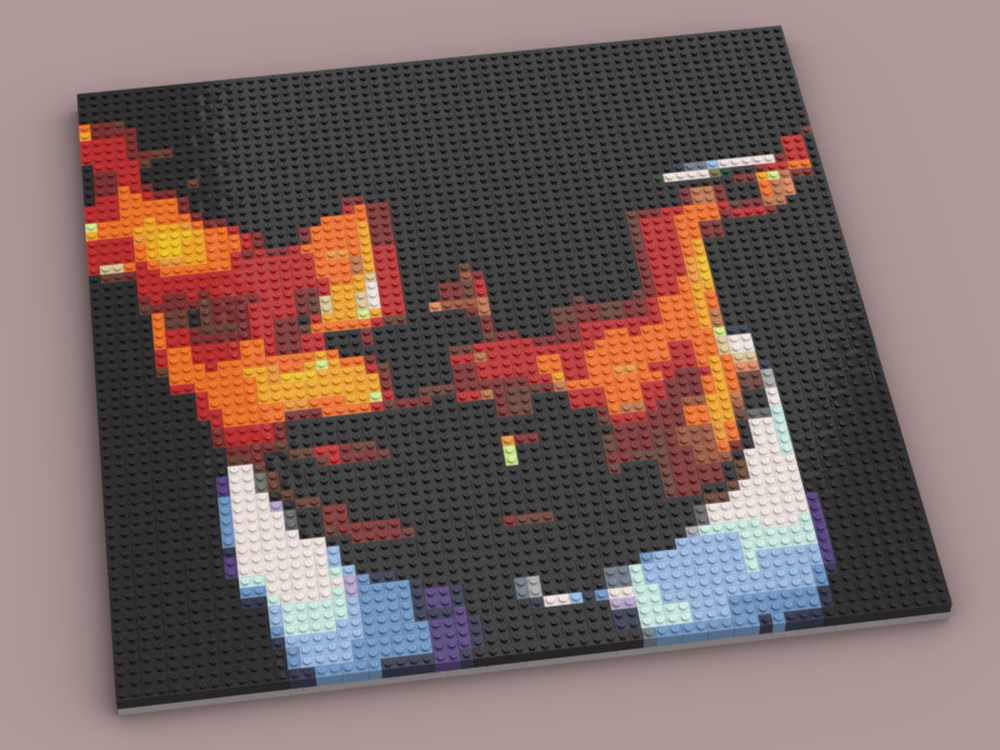 Lego Peaky Blinders: John Shelby Lego Art