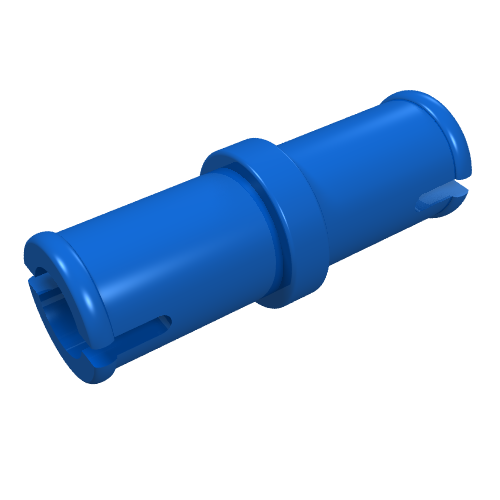 Lego Technic Pin without Friction Ridges Lengthwise / Blue