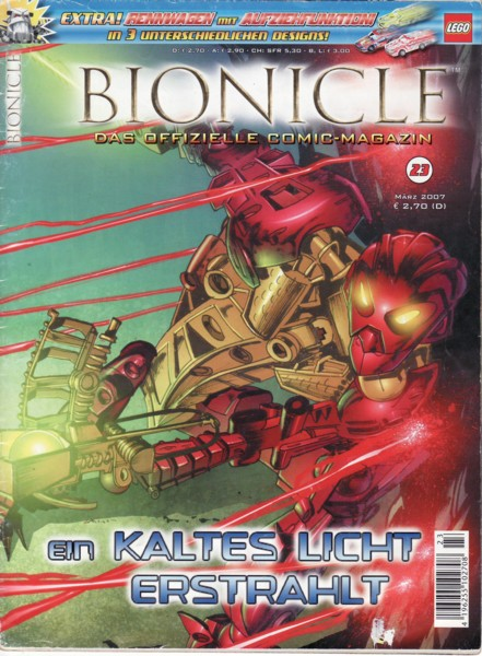 Lego Bionicle #23 March 2007 Ein kaltes Licht erstrahlt