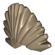 Lego Hair Mohawk / Dark Tan