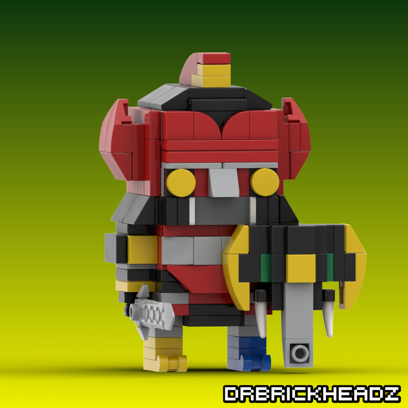 Lego Dino Megazord (Mighty Morphin Power Rangers) Custom Brickheadz