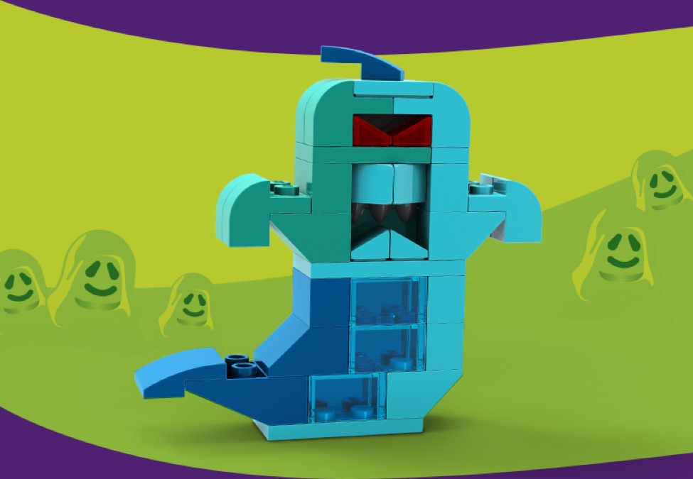 Lego Blue Ghost