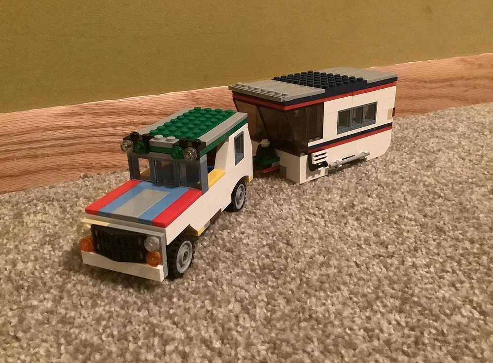 Lego Ford Bronco With Camper