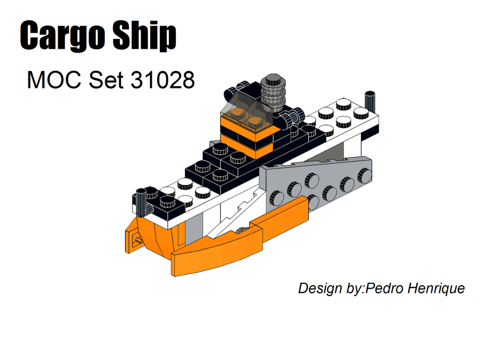 Lego Cargo Ship - MOC 31028