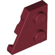 Lego Wedge Plate 2 x 2 Left / Dark Red