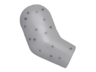 Lego Arm, Right with Speckled Stone Pattern