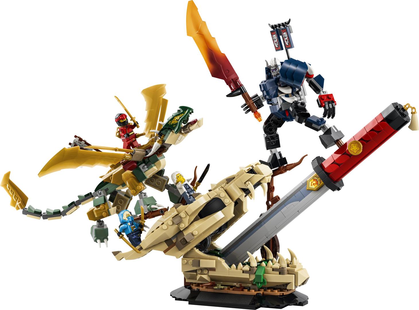 Lego Battle at the Dragon's Blade