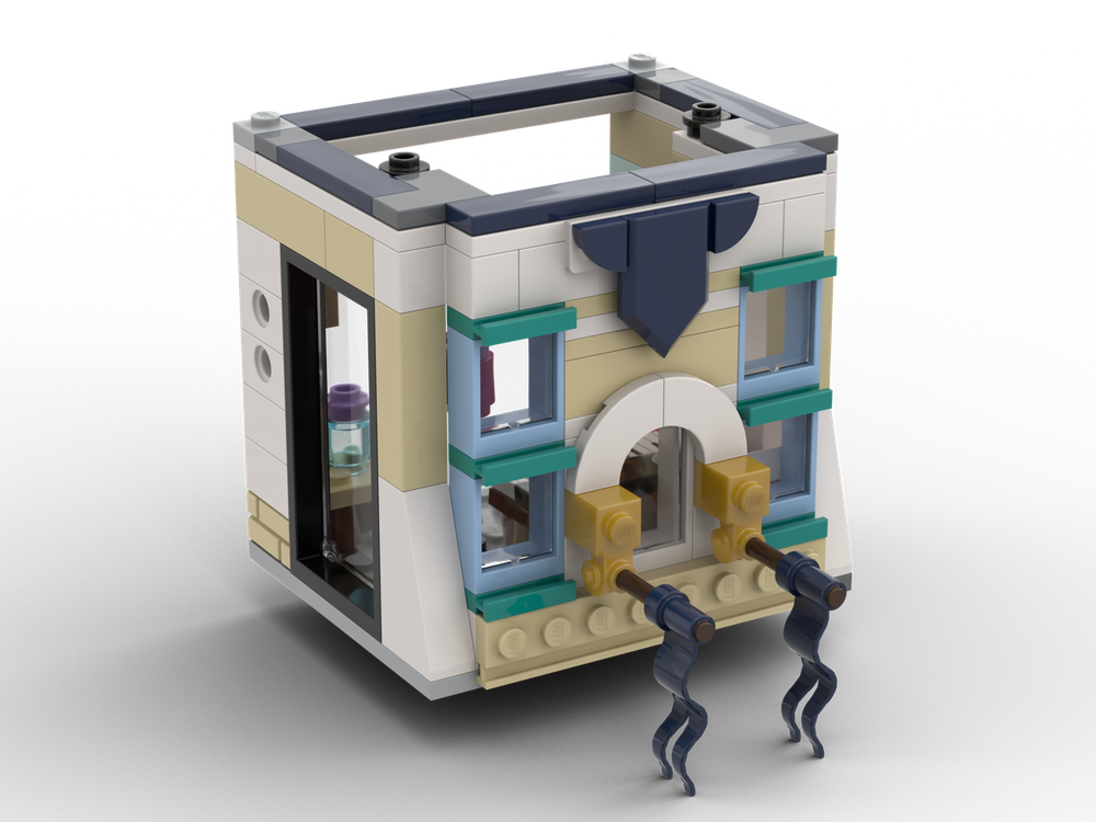 Lego Art Deco Skyscraper modification - Extra floor