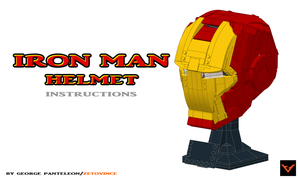 Lego Iron Man Helmet