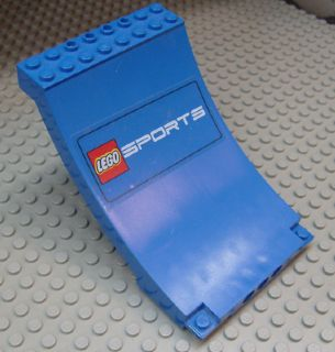 Lego Sports Arena Section / Skateboard Ramp with LEGO Sports Logo Pattern (Sticker) - Set 3433