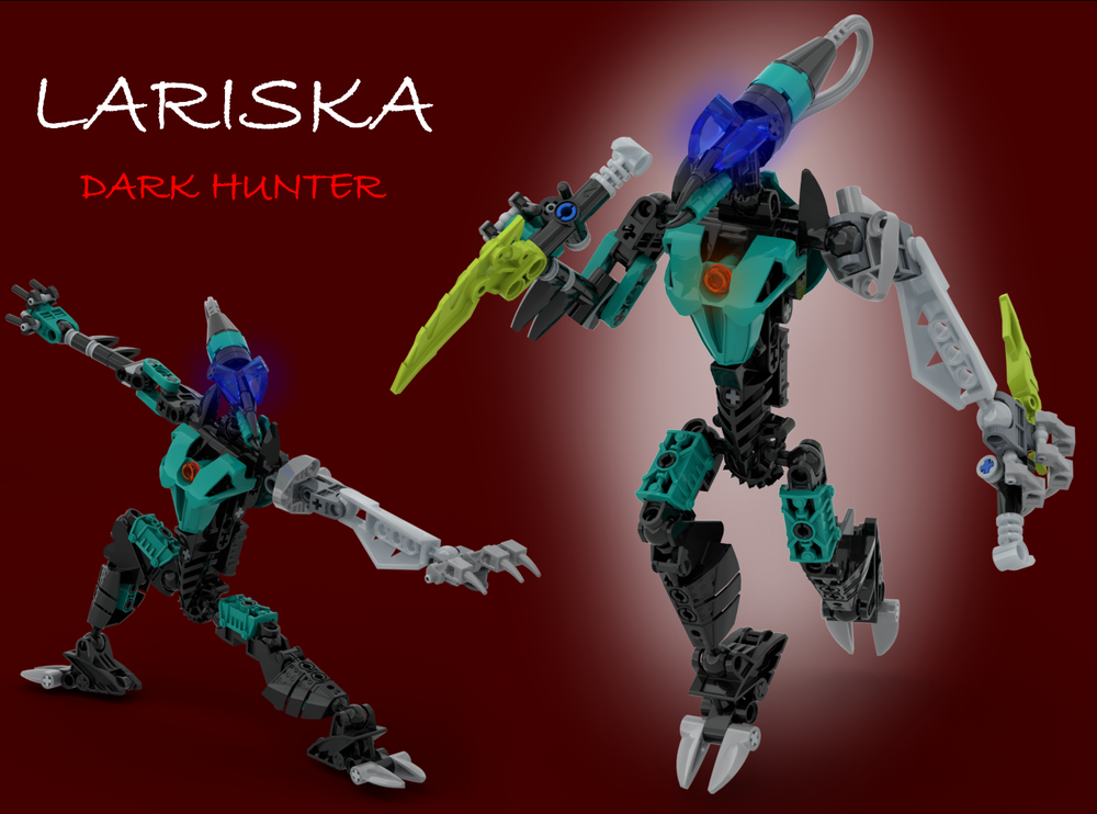 Lego Bionicle Dark Hunter Lariska MOC (entry