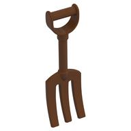 Lego Duplo Pitchfork / Reddish Brown