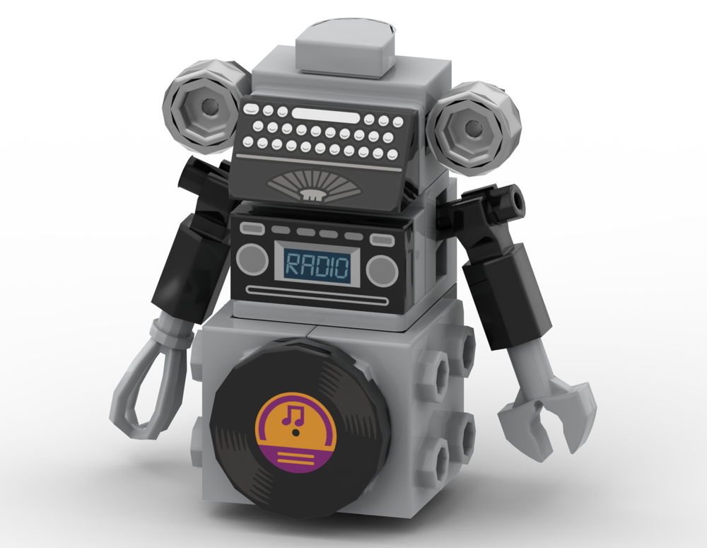 Lego Conky 2000 - Pee Wee's Playhouse - Minifig scale