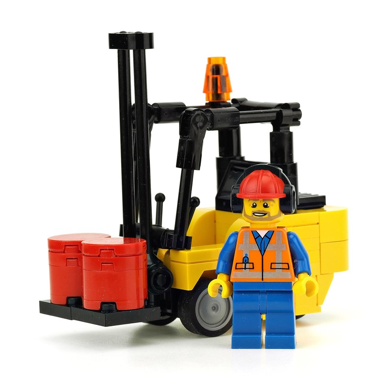 Lego Forklift Loader