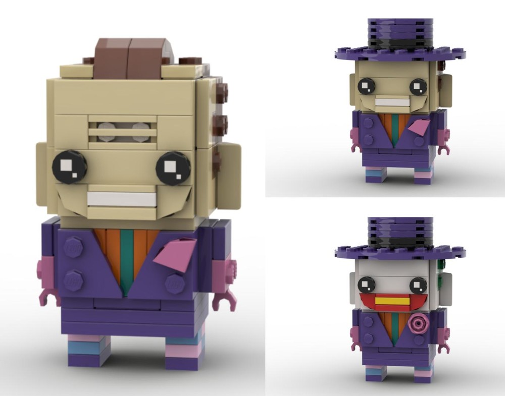Lego The Joker 1989 Closed Coat Outfit