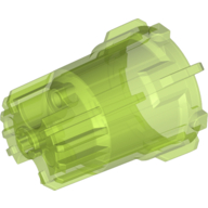Lego Large Figure Accessory, Container / Bucket / Trans-Bright Green
