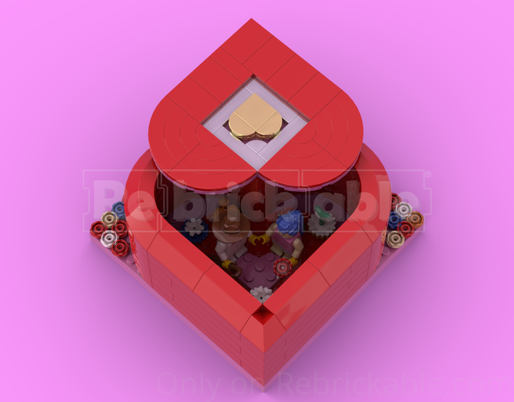 Lego LOVE - Heart-Shaped Surprise Box