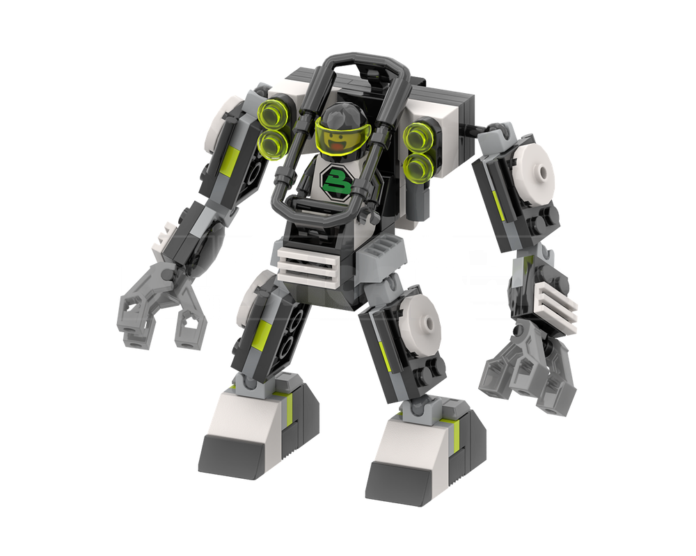 Lego Blacktron II: Archer Mech - (60428-1 Modification)