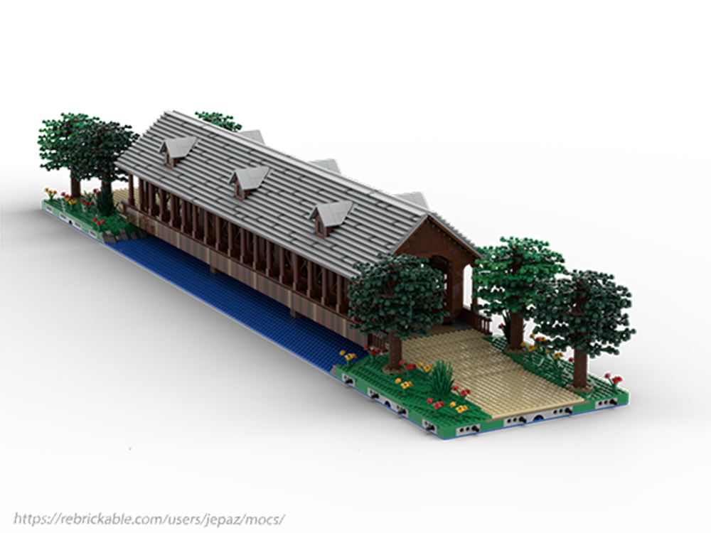 Lego Covered Bridge