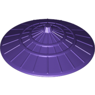 Lego Hat, Conical Asian Style / Dark Purple
