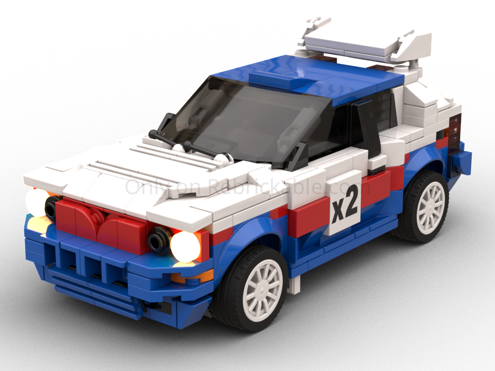 Lego Lancia Delta'93-ARAGON Baja Hi-Fi [Servia's X-car] (HF INTEGRALE series, class EVO)