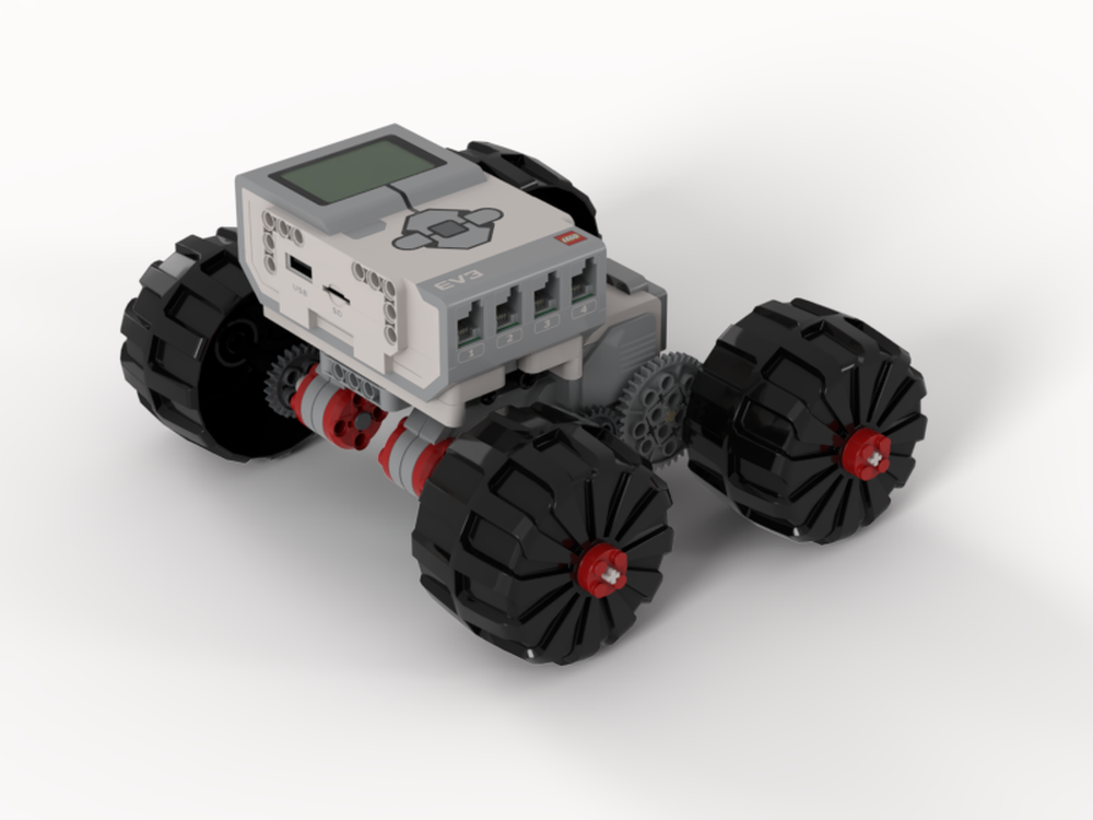 Lego EV3 low traction all wheel car