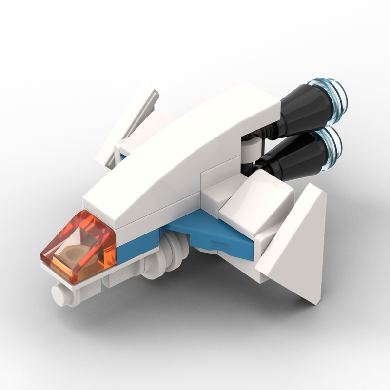 Lego Shmup Micro Fighter Solvalou