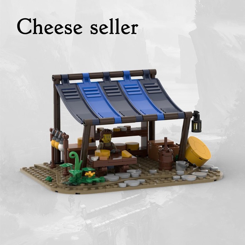 Lego Cheese seller