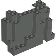 Lego Rock Panel Rectangular 4 x 10 x 6 / Dark Gray