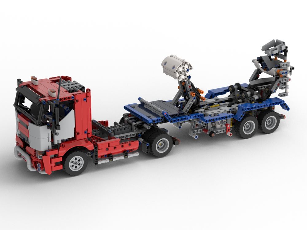 Lego Truck & Concrete Mixer Semi-Trailer with optional Control+ (42098 & 42112 Alternate)