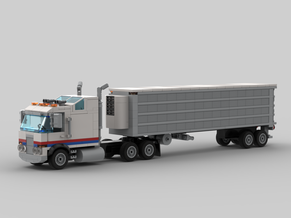 Lego Cab Over Truck And Reefer