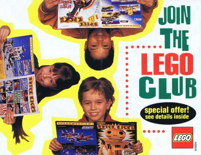 Lego 1994 Insert - Builders Club (970054)