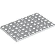 Lego Plate 6 x 10 / White