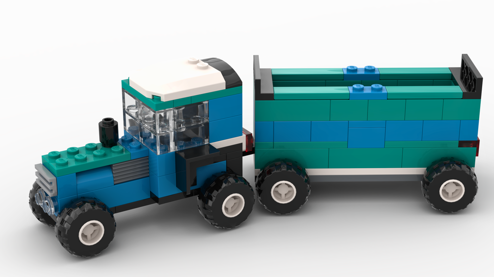 Lego 11036 Blue tractor