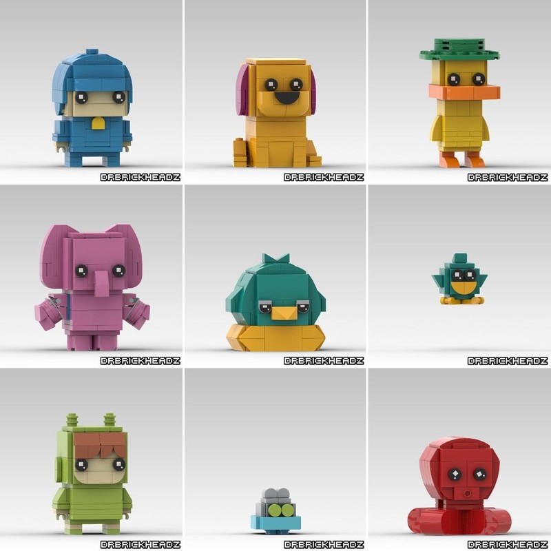 Lego "Pocoyo" Brickheadz Collection