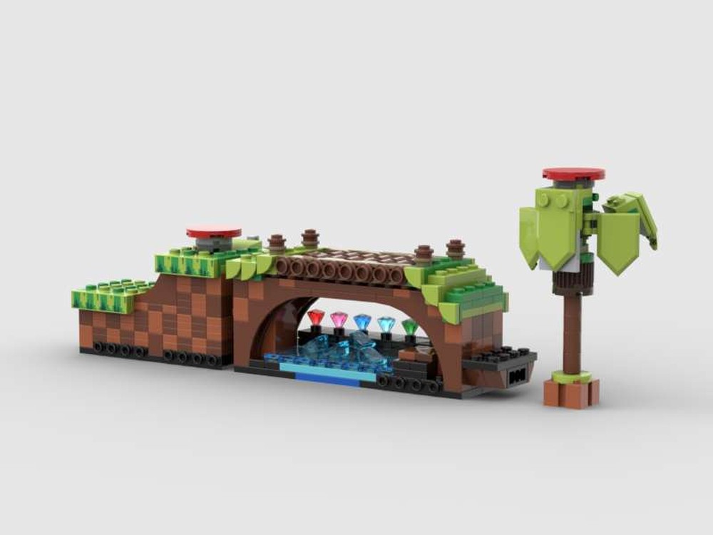 Lego Green Hill Zone 21331 Alternate module2k / spring adjustment / Hidden Power up