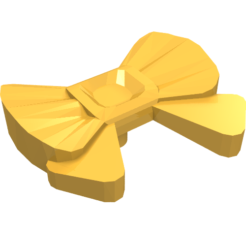 Lego Headwear Accessory Bow with Pin / Bright Light Orange