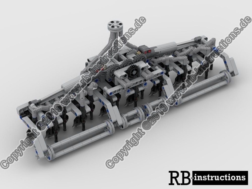 Lego Slurry cultivator for Claas Xerion 5000 or Fastrac (Güllegrubber)
