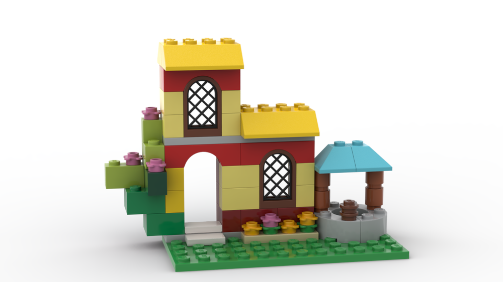 Lego 10698 House with a well and cactuses