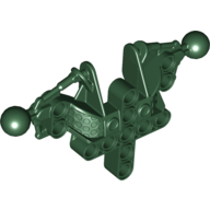 Lego Large Figure Skeletal, Torso, Upper, with 2 Ball Joints (Toa Inika) / Dark Green