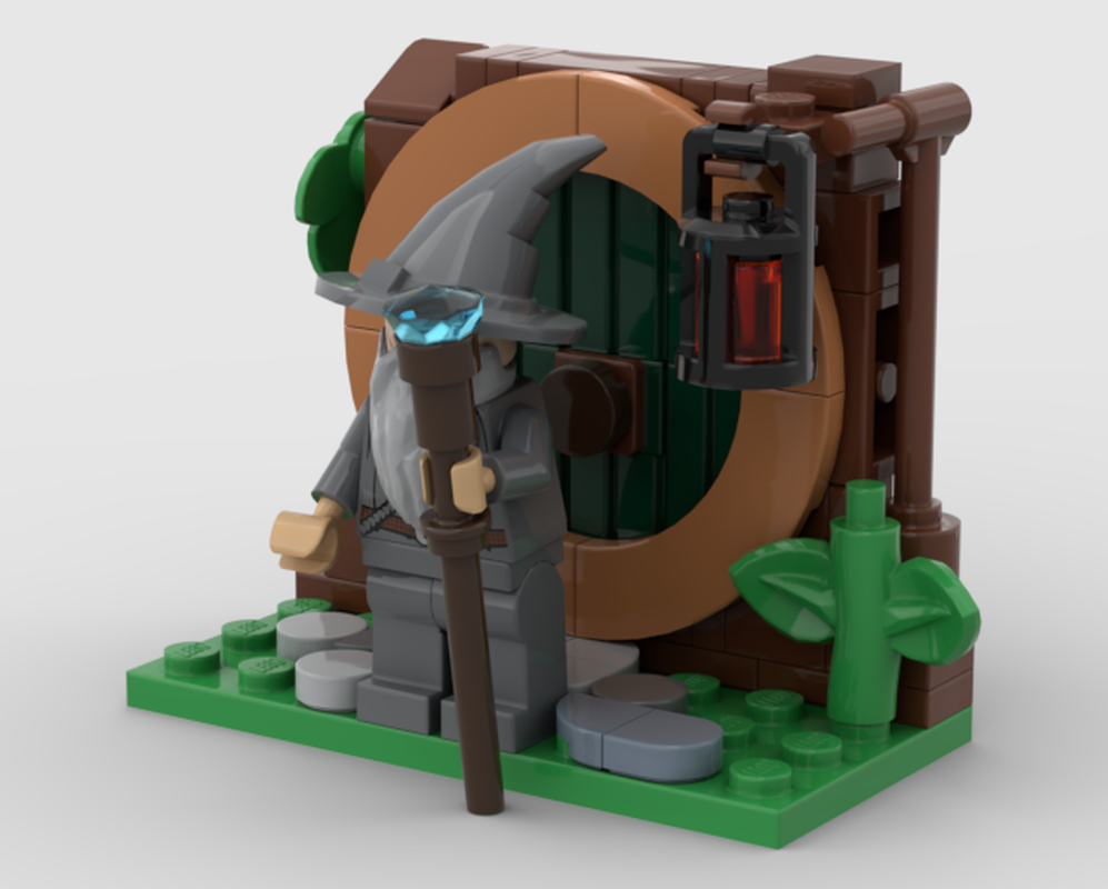 Lego Bag End Door - Desk Display