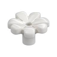 Lego Plant, Flower, Minifig Accessory with 7 Thick Petals and Pin / White