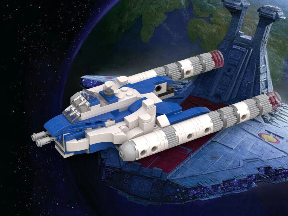 Lego Rex's Triple Y Wing Un-Micro-ed Fighter