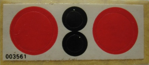 Lego Sticker Sheet for Set 698-1