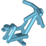 Lego Bicycle Frame [Solid Stud] / Medium Azure