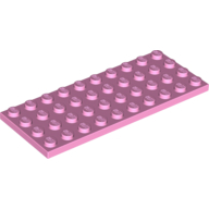 Lego Plate 4 x 10 / Bright Pink