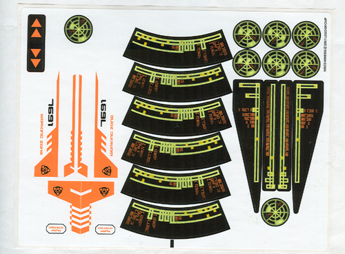 Lego Sticker Sheet for Set 7691-1