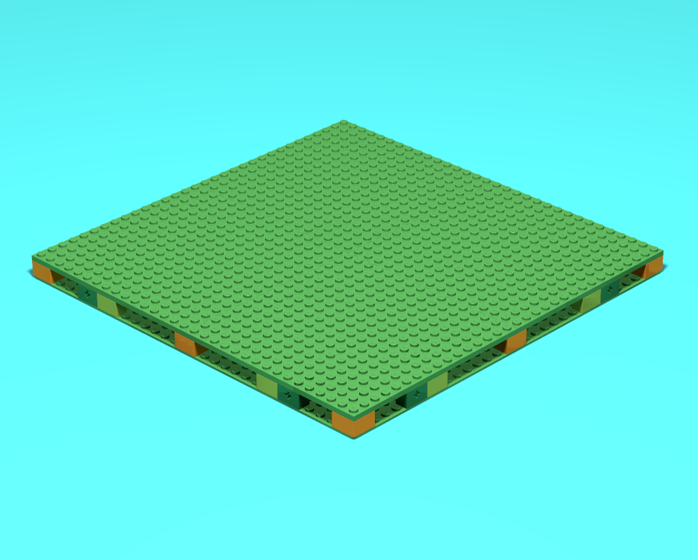 Lego MIls plate system for modular city