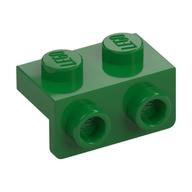 Lego Bracket 1 x 2 - 1 x 2 / Green
