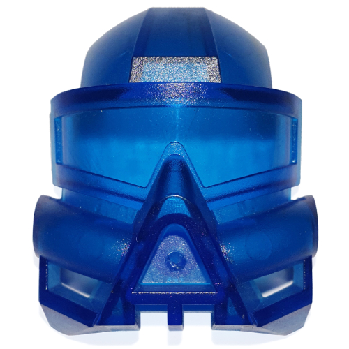 Lego Large Figure Mask Kaukau / Trans-Dark Blue